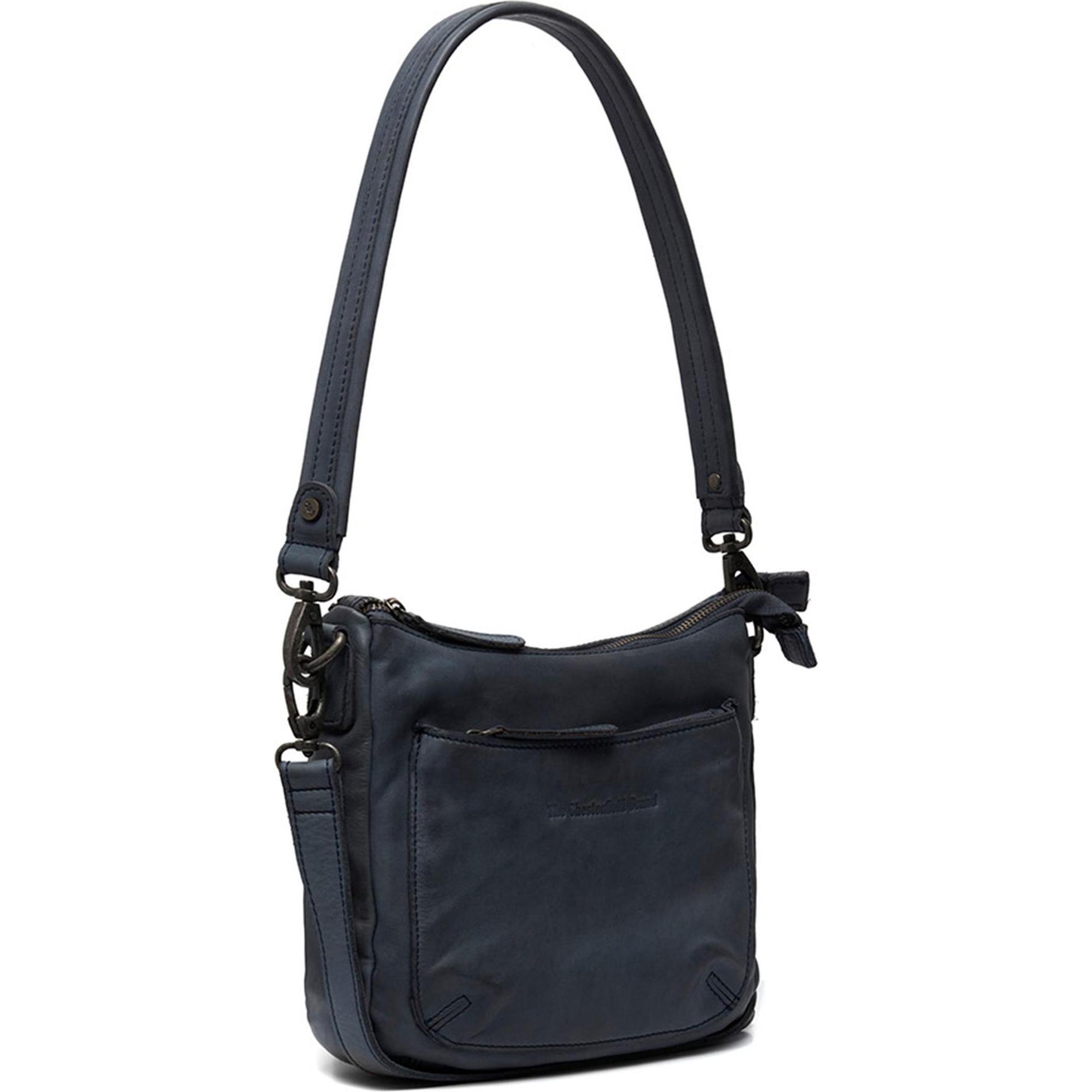The Chesterfield Brand, Handtasche, Caroline Schultertasche Leder 23 cm, Blau