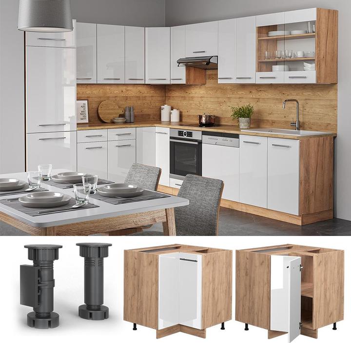 Produktbild Vicco Eckunterschrank Fame-Line (80.50 x 60 x 82 cm)