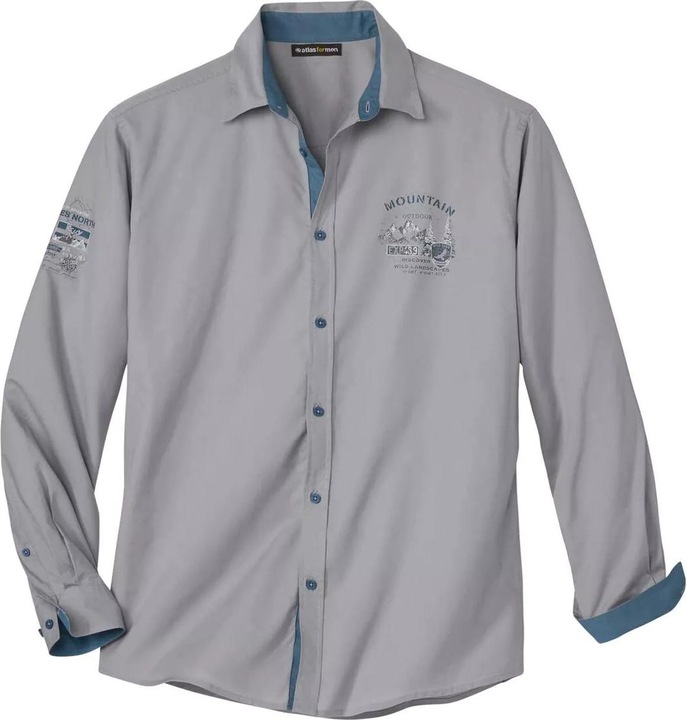 Produktbild Atlas For Men Pilotenhemd Landscape (L)