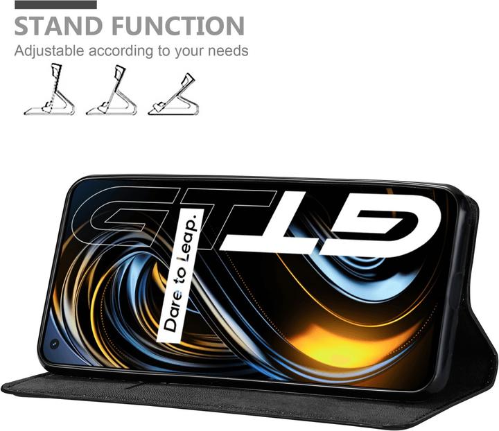 Actual product image Cadorabo Case for Realme GT / GT Neo 2T / Q3 PRO in Book Invis. Magnet Style (Realme GT Neo 2T, Realme Q3 Pro 5G)