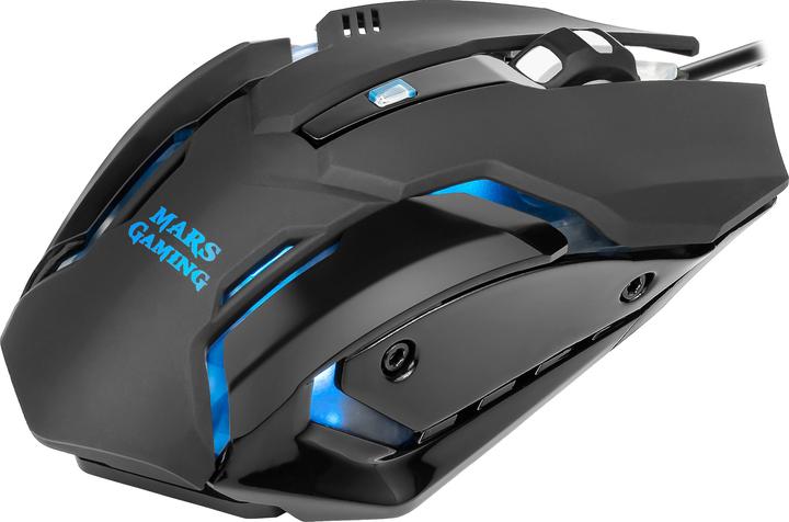 Image du produit Mars Gaming Pack 4 En 1 Gamer (Clavier/Souris/Casque/Tapis) Mcprgb2 RGB (Noir) (FR, Filaire)