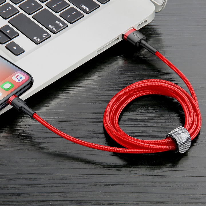 Actual product image Baseus Cafule Series for Apple (2 m, USB 2.0)