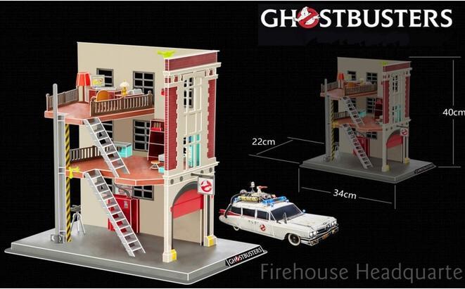 Actual product image Revell Ghostbusters Firestation (130 pieces)