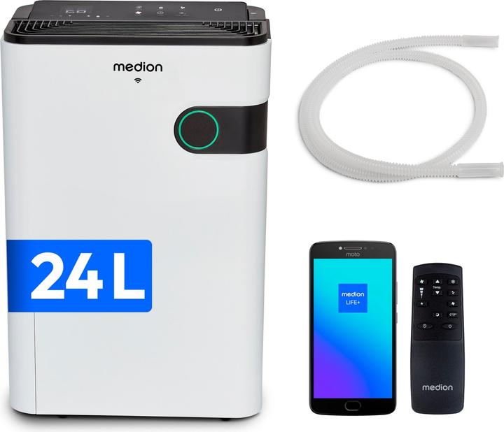 Produktbild Medion Entfeuchter DH30S, 40 m² (40 m², 24 l/24h)