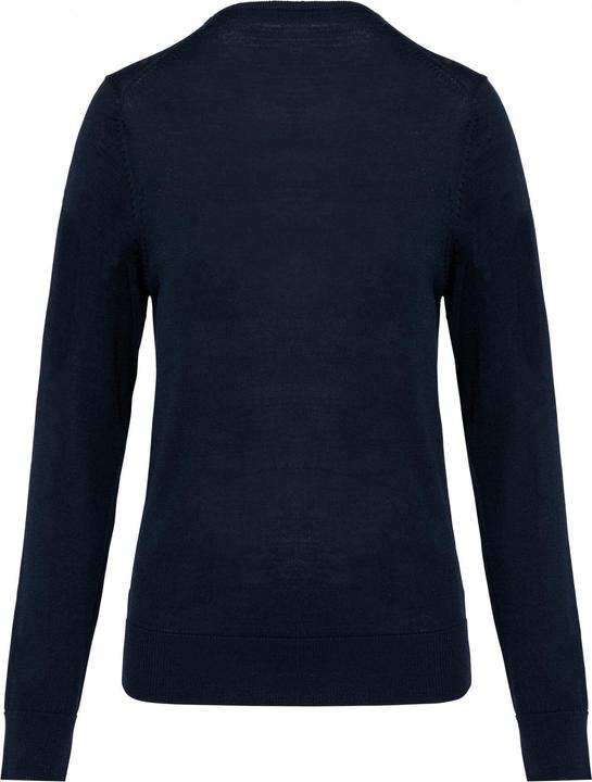 Image du produit Kariban Pull merinos col V femme (M)
