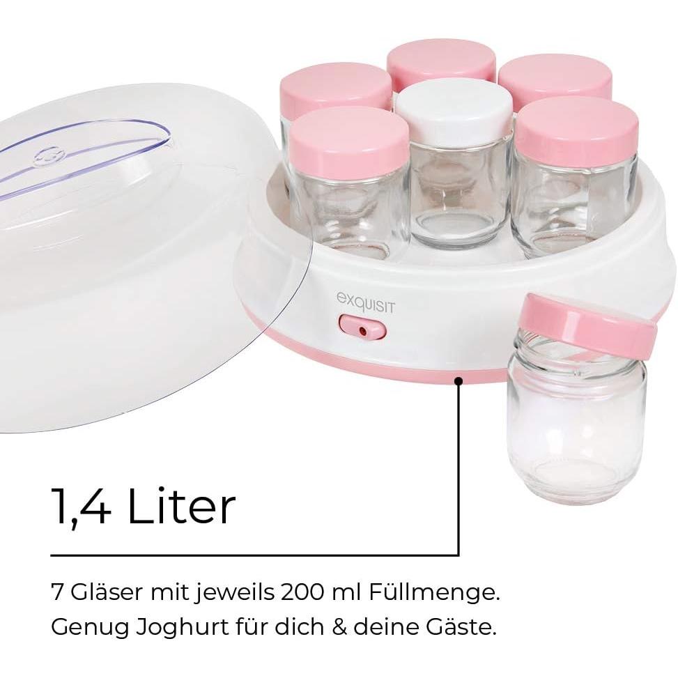 Exquisit YM 3101 wep, Fun Kitchen, Weiss, Pink, Transparent