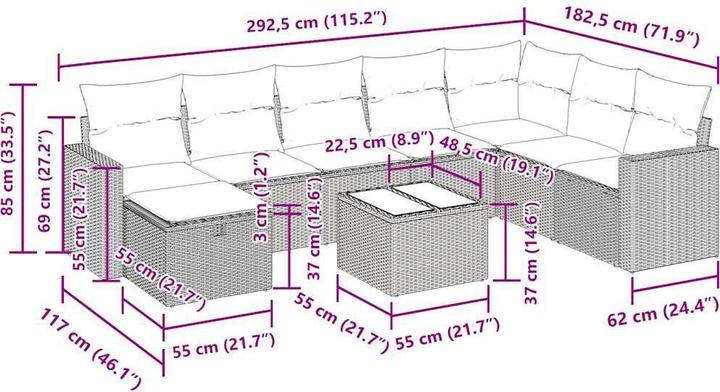 Produktbild vidaXL Zoe