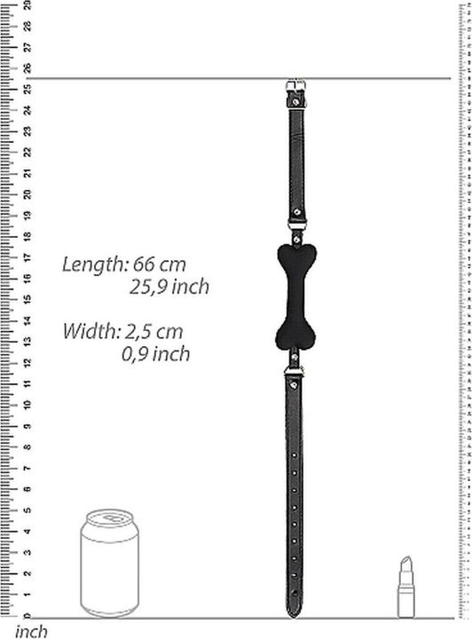 Actual product image Ouch! bone gag