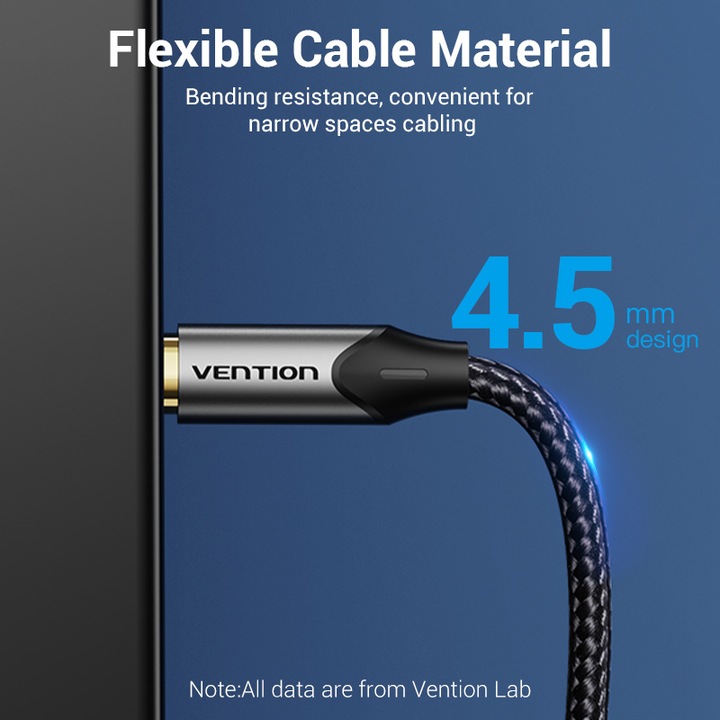 Produktbild Vention Optical Audio Cable BAVHH 2m (Black) (2 m, TOSLINK)
