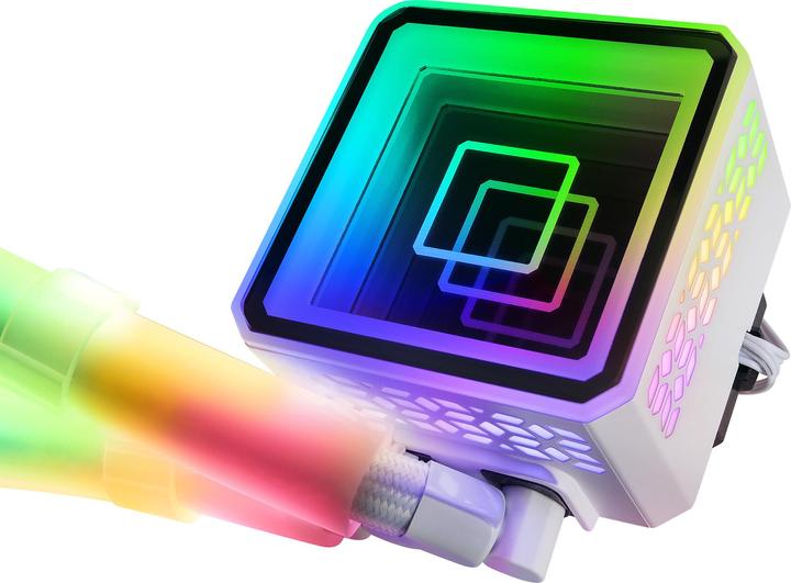 Actual product image Mars Gaming Kit Watercooling Aio Ml-Ultra RGB - 360mm (Blanc)