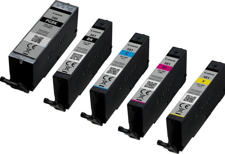 Actual product image Canon PGI-580/CLI-581 Multipack (PGBK, C, M, Y, BK)