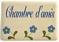 Immagine prodotto Münder Chambre d'amis, cartello porta smalto adesivo 6 x 4 cm