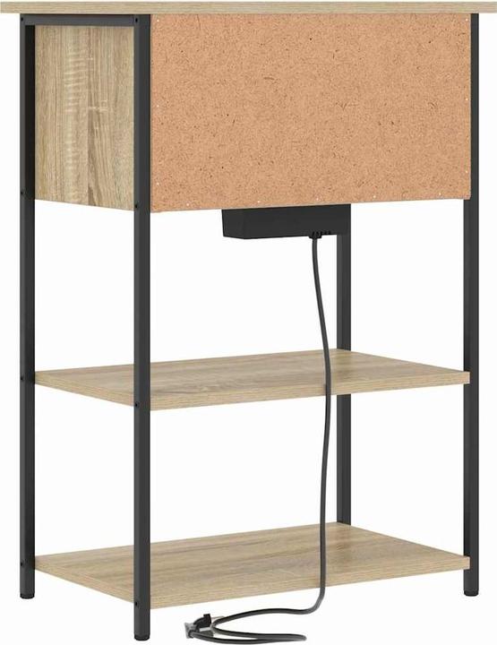 Actual product image vidaXL Bedside table (31 x 55 x 76 cm)