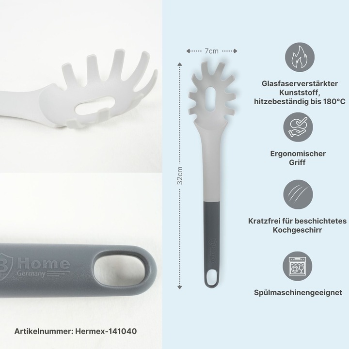 Actual product image B-Home 10-tlg. Küchenhelfer-Set Küchenutensilien Kochutensilien Kochbesteck
