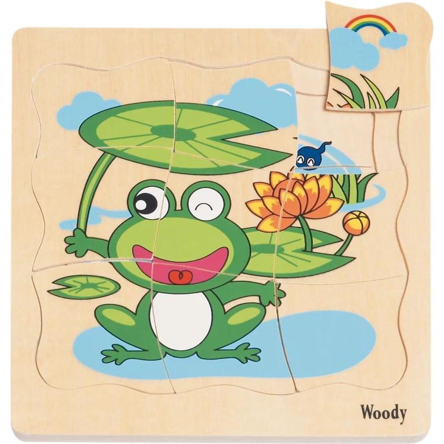 Woodyland Puzzle - Stadien eines Frosches (90078)