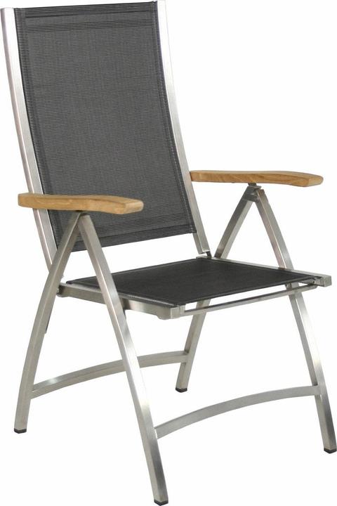 Image du produit Zebra Gamme de mobilier de jardin PONTIAC PONTIAC Fauteuil haut dossier argenta