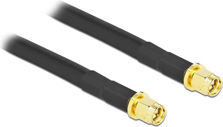 Productafbeelding Delock Antennekabel SMA-stekker naar SMA-stekker LMR/CFD300 5 m met laag verlies (0.31 dB, Antennekabel)