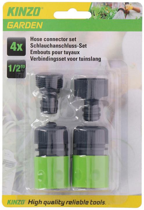 Actual product image Kinzo Hose connector set 4pcs (Hose connector, Hose connector, 12.70 mm)