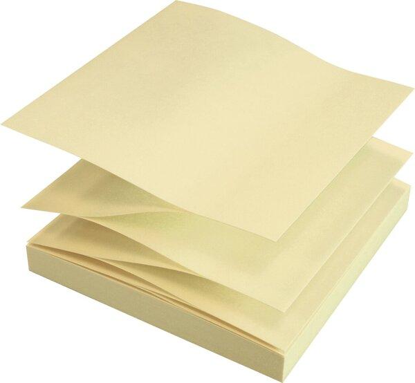 Produktbild Recycling Haftnotizen Standard 5644-11BOX gelb 12 Blöcke (75 x 75 mm)