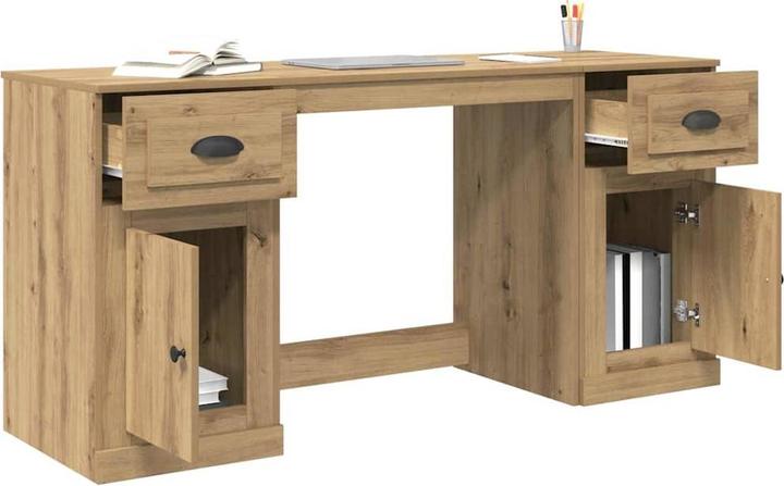 Actual product image vidaXL Moderner Schreibtisch (154.50 x 50 x 75 cm)