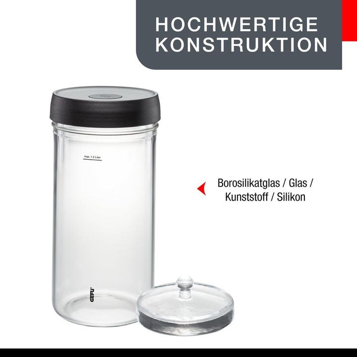 Actual product image GEFU NATIVO fermentation jar, 0.5 l (1 pcs., 0.50 l)