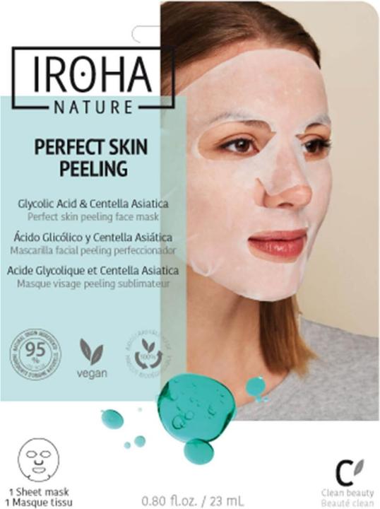 Immagine prodotto Iroha Nature Maschera per il viso in tessuto glicolico (18 ml)