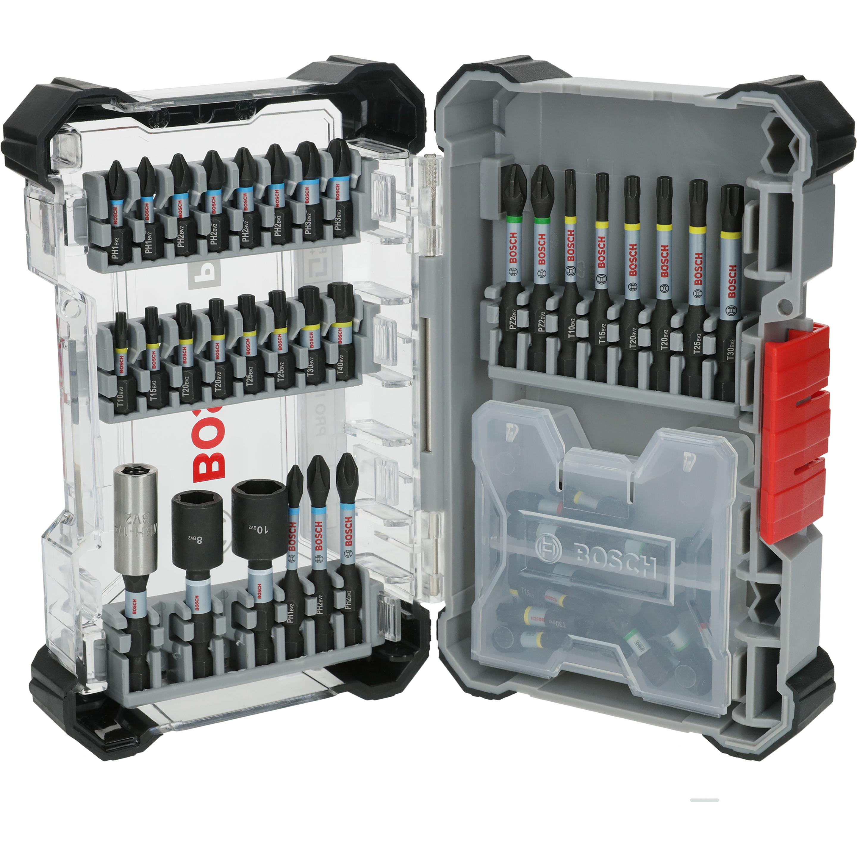 Bosch Professional Zubehör, Bits, PRO Impact Schrauberbit-Set, 50-tlg.