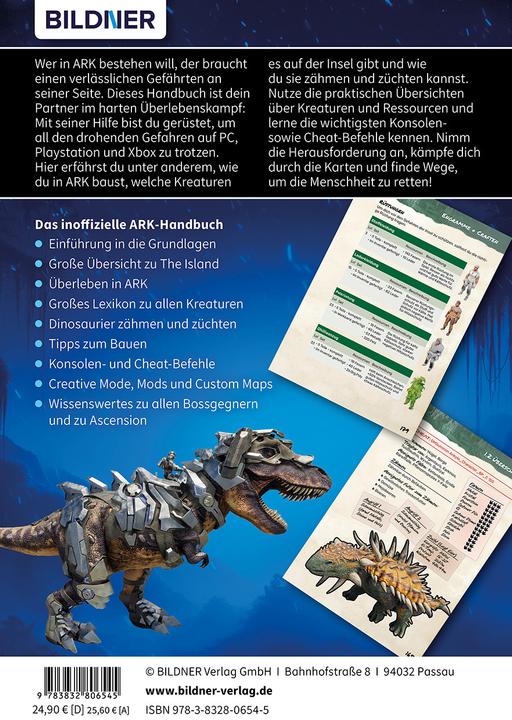 Produktbild ARK Survival Ascended - Der grosse inoffizielle Guide (Deutsch, Aaron Kübler, Andreas Zintzsch, 2024)