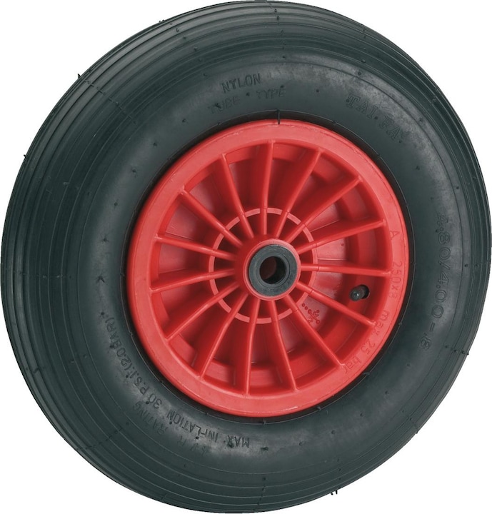 Dörner + Helmer Pneumatic wheel with plastic rim