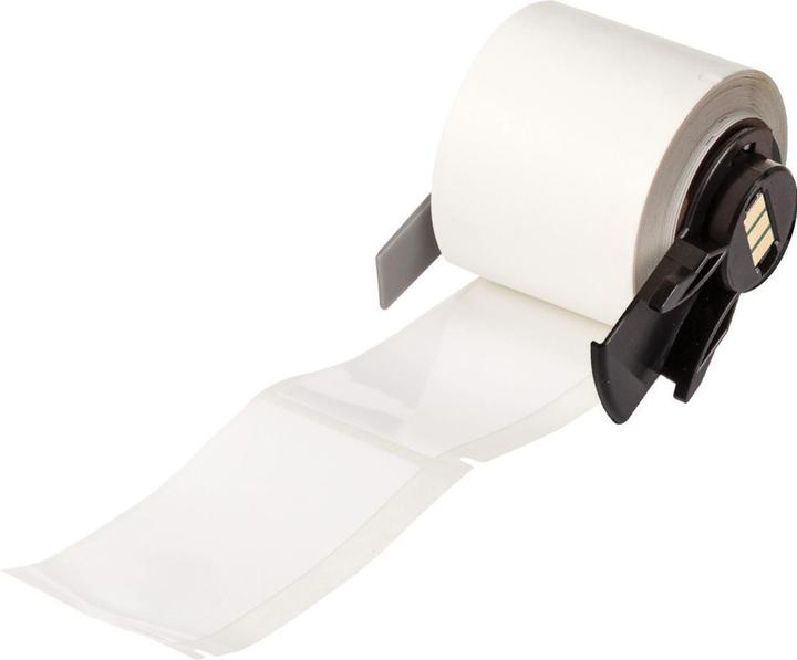 Actual product image Brady M6-26-423, polyester, white, glossy, 31.75 x 69.85 mm, permanent (100 pcs.) (3.18 cm)