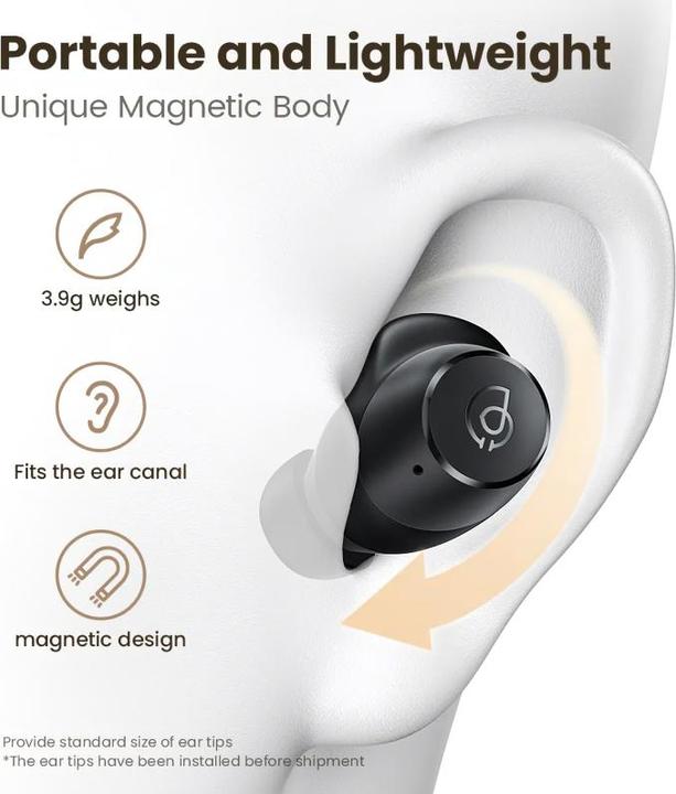 Produktbild Haylou GT1 2023 TWS Wireless Earbuds Black (ANC, 20 h, Kabellos)