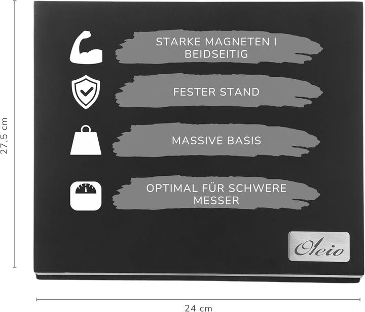 Actual product image Oleio Magnetic knife holder