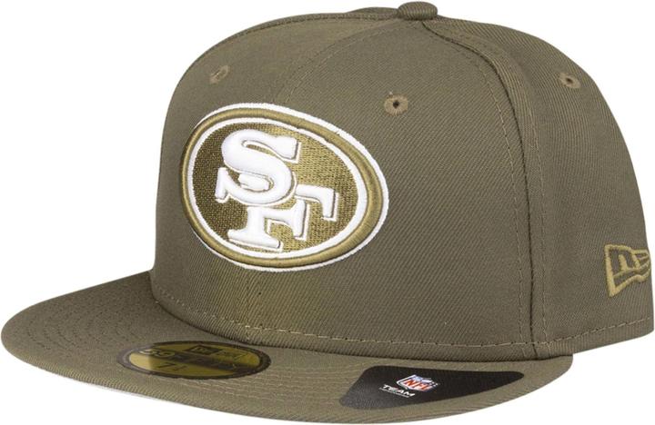 Produktbild New Era 59Fifty Fitted Cap San Francisco 49ers oliv - 6 7/8 (6 7/8)