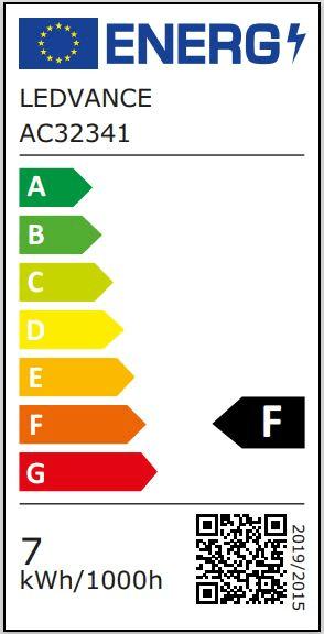 Energie-Label Osram Superstar Mirror (E27, 6.50 W, 640 lm, 1 x, F)