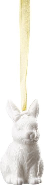 Produktbild Hutschenreuther Osteranhänger - Weiss - Hase sitzend (1 x, 4 x 6.5 cm)