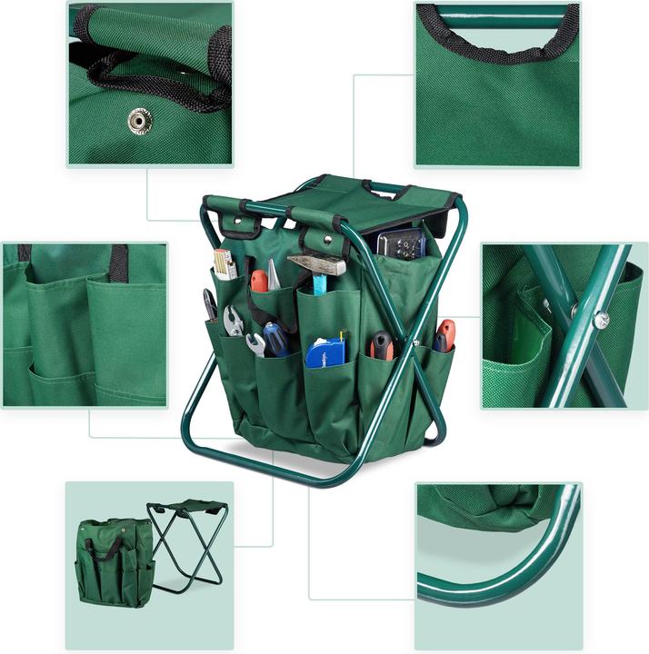 Productafbeelding Relaxdays Kruk voor tuingereedschap