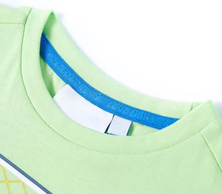 Immagine prodotto vidaXL Maglietta da bambino verde lime 92,Materiale: 100 % cotone,Colore (92)