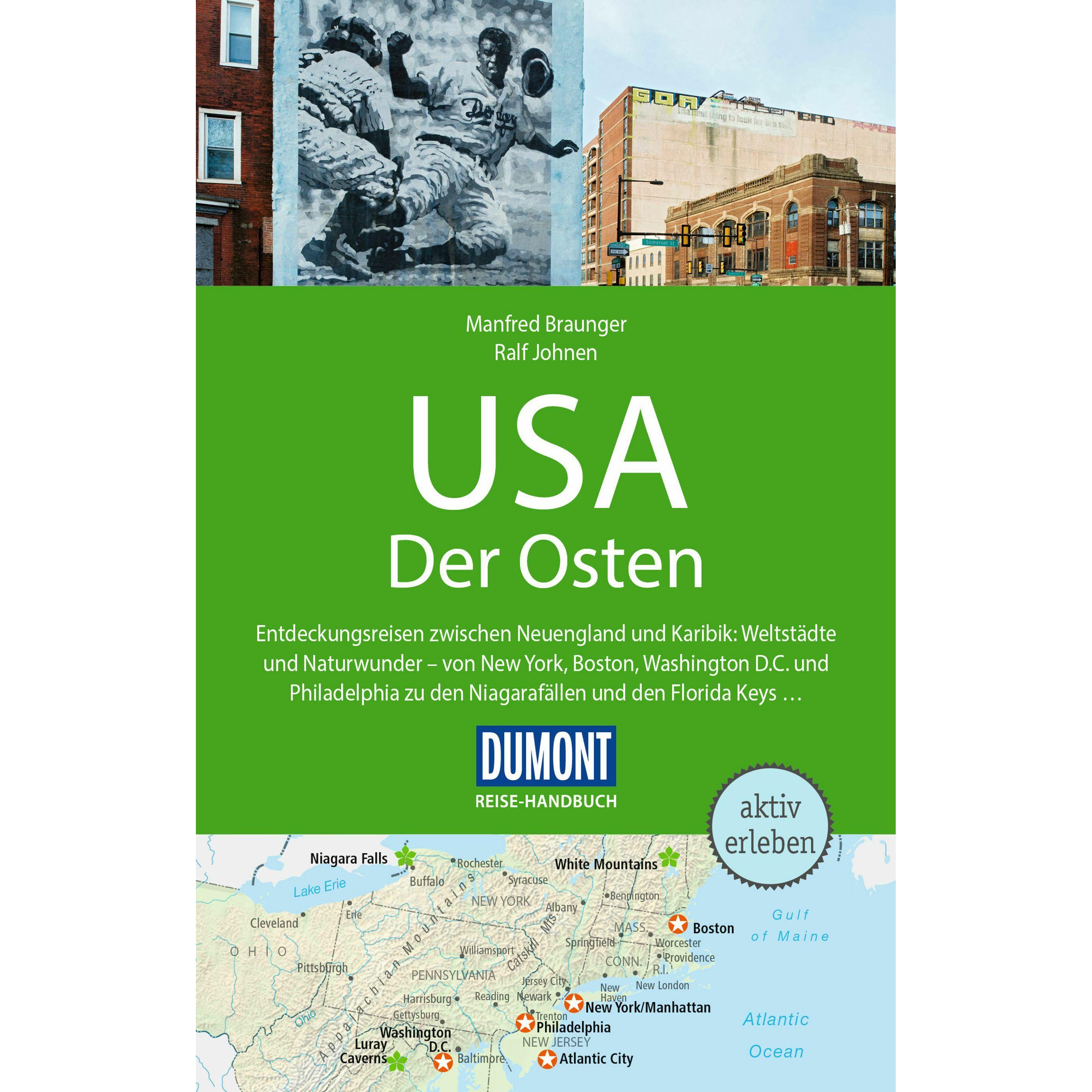 Thumbnail - Reise-Handbuch Reiseführer USA, Der Osten, Ratgeber von Ralf Johnen, Manfred Braunger