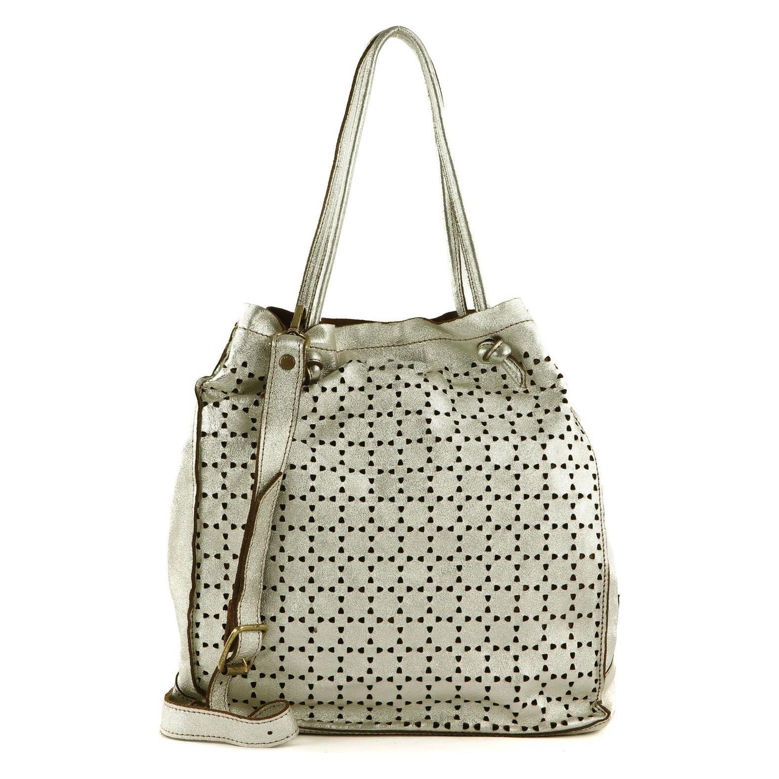 Caterina Lucchi, Damen, Tasche, Catania Shopping Bag, Silber