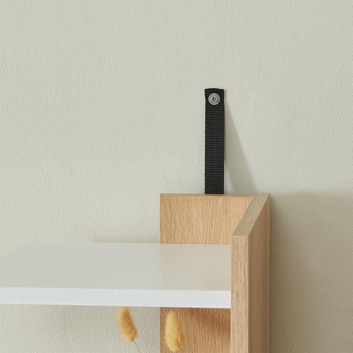 Produktbild En.Casa Fernsehschrank Rauki 233x31x141 cm Weiss/Eicheoptik (233 x 31 x 141 cm)