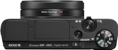 Actual product image Sony Cyber-shot DSC RX100 VII (24 - 200 mm, 20.10 Mpx, 1")