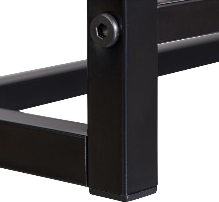 Actual product image Relaxdays Wall Shelf with Towel Rail (45.5 x 23 x 41.5 cm)