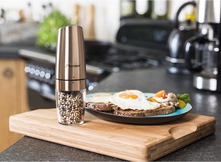 Actual product image Bestron Pepper Salt Spice Mill (Pepper, Salt)