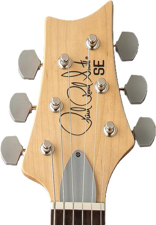 Actual product image PRS SE Silver Sky | Derby Red (Electric guitar, Maple, Nickel, Poplar, Rosewood, Synthetic bone)