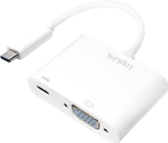 Produktbild LogiLink USB Typ-C zu (VGA, 5.91 cm)