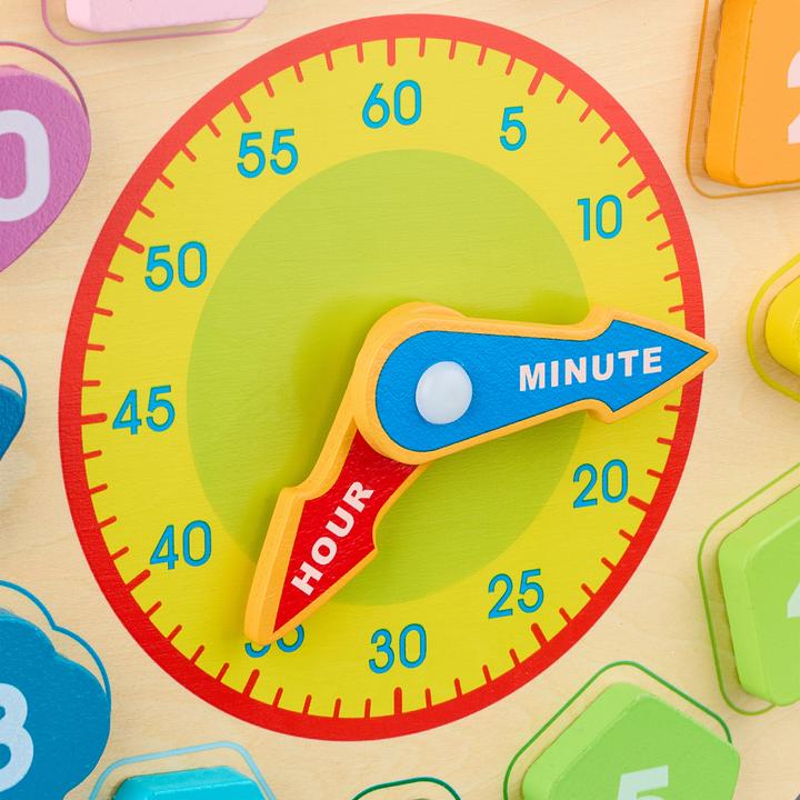 Immagine prodotto Relaxdays Orologio-legno per-bambini