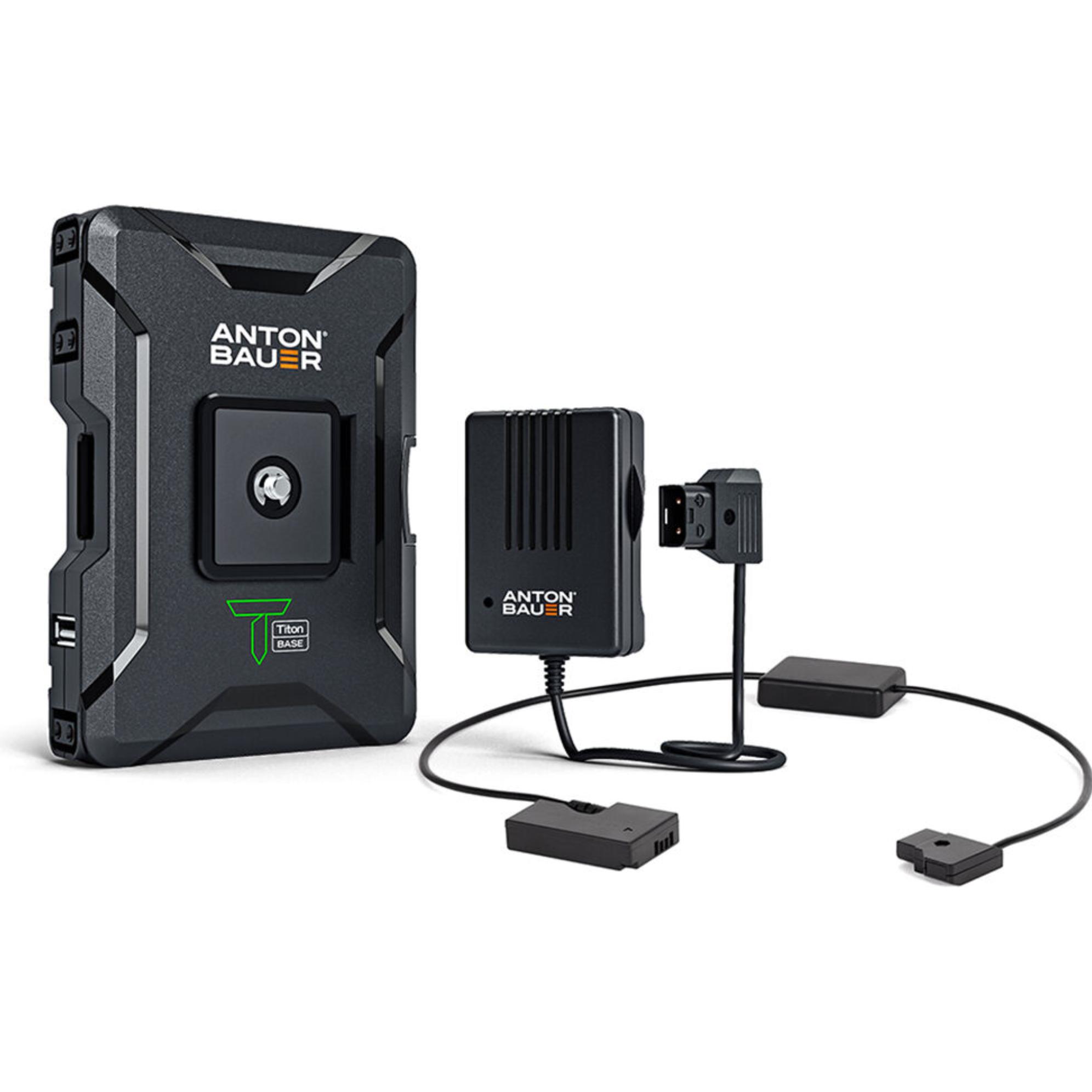 Anton Bauer Kit base Titon, per Canon LP-E17 compatibile (Batteria della fotocamera), Alimentatore fotocamera, Nero