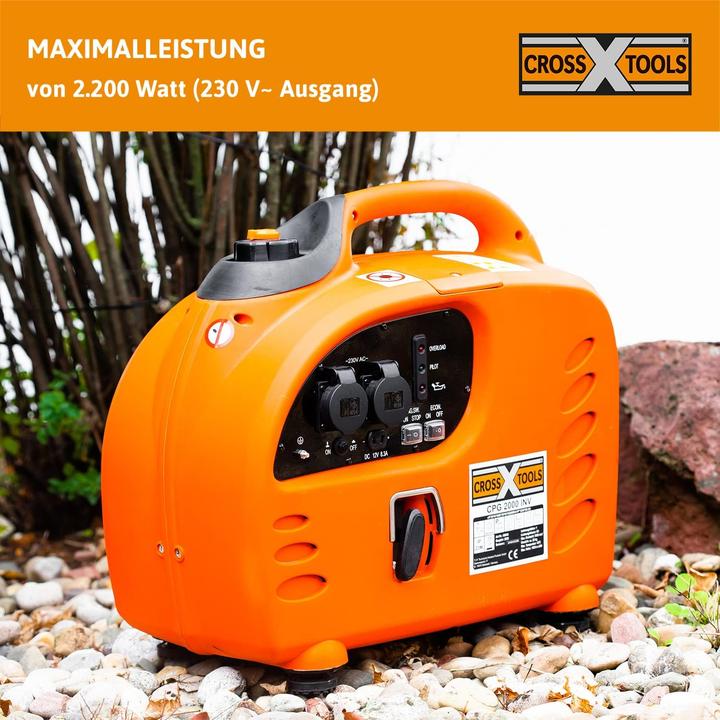 Actual product image CrossTools Cross Tools CPG 2000 INV power generator (2200 W, 7 l)