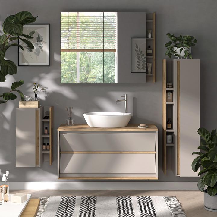 Produktbild Vicco Badmöbel-Set Edelin, Cashmere/Artisan, 4 Teile