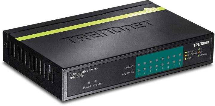 Trendnet TPE-TG80g PoE Switch GREENnet (8 Ports)
